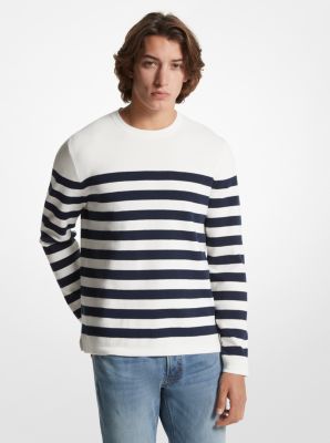 Gestreifter Sweater aus Baumwolle image number 0