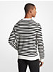 Striped Cotton Blend Sweater image number 1