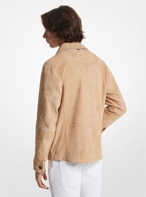 Michael kors suede on sale coat