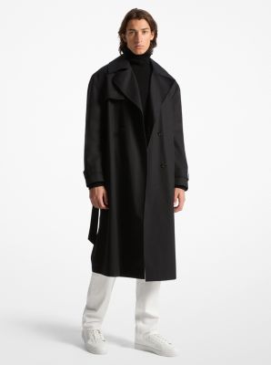 Oversized Cotton Trench Coat image number 0