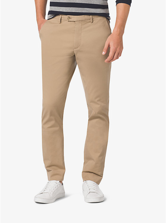 Slim-Fit Stretch-Cotton Chino Pants image number 0