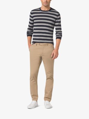 Slim-Fit Stretch-Cotton Chino Pants