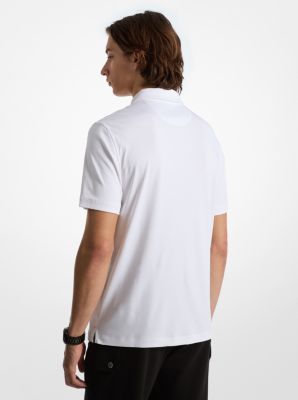 Cotton Half-Zip Polo Shirt image number 1