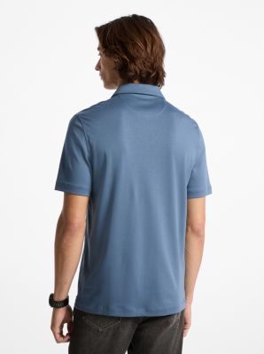 Poloshirt aus Baumwolle mit kurzem Reißverschluss image number 1