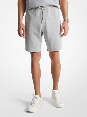 Embossed Logo Cotton Blend Shorts