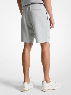 Embossed Logo Cotton Blend Shorts