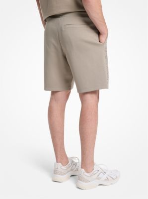 Embossed Logo Cotton Blend Shorts image number 1