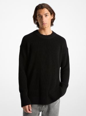 Gerippter Pullover aus Baumwolle image number 0