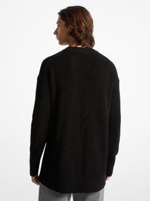 Gerippter Pullover aus Baumwolle image number 1