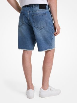 Shorts aus ausgefranstem Denim image number 1