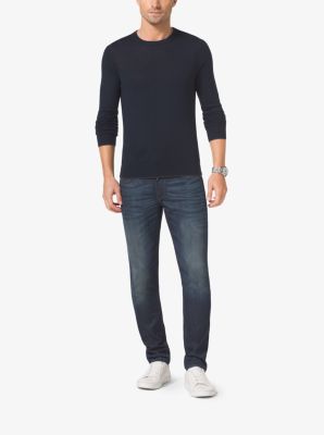 Slim-Fit Cotton-Stretch Jeans