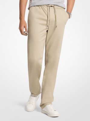 MK Hose Aus Stretch-Baumwolle Mit Kordelzug - Grau