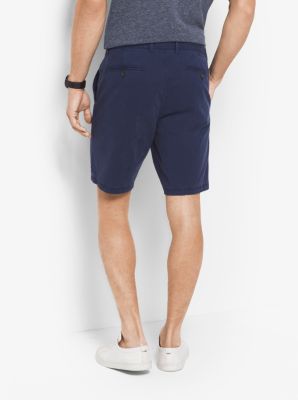 Slim-Fit Cotton-Twill Shorts image number 1