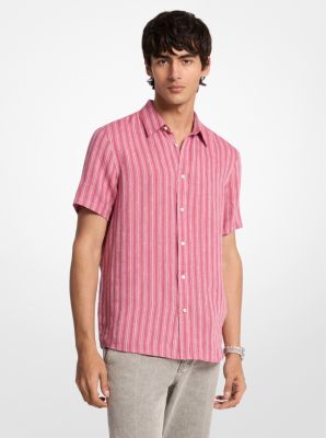 Camisa a rayas de lino