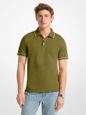 MK Poloshirt Aus Baumwolle - Grün