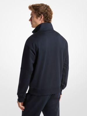 Cotton Quarter-Zip Sweater