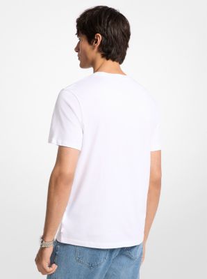 T-shirt en coton à logo graphique