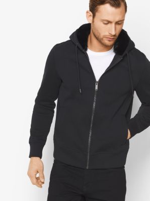 Michael kors fleece lined hot sale hoodie