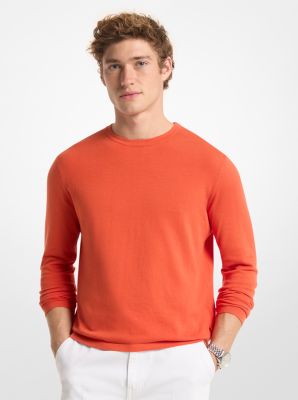 Cotton Jersey Sweater in MIMOSA | Michael Kors