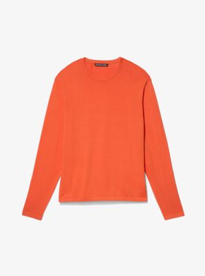 Cotton Jersey Sweater in MIMOSA | Michael Kors
