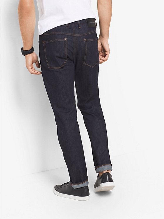 Slim-Fit Indigo Jeans | Michael Kors
