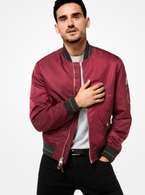 michael kors jacket mens red