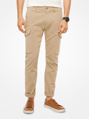 Cotton-Faille Cargo Pants | Michael Kors