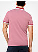 Greenwich Striped Cotton Polo Shirt image number 1
