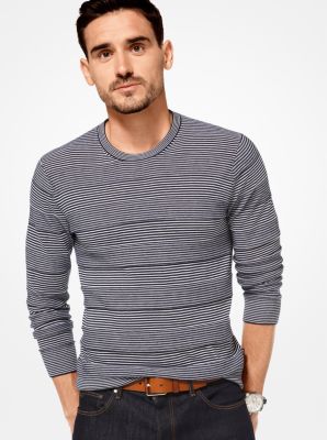 Striped Cotton Pullover