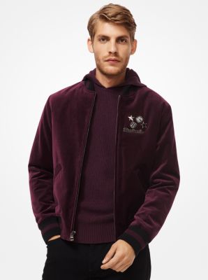 Velvet Bomber Jacket