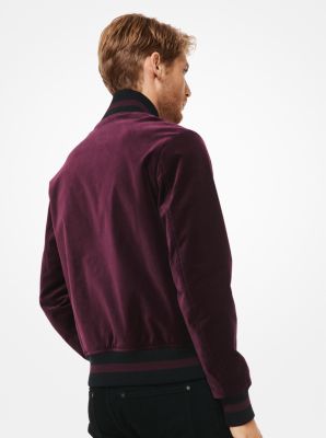 Velvet Bomber Jacket