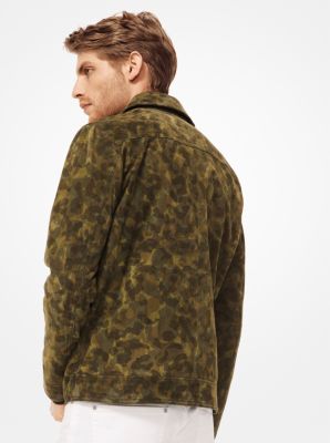 michael kors camo coat