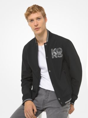 Bonded Fleece Baseball Jacket | Michael Kors