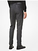 Slim-Fit Metallic Wool-Blend Trousers image number 1