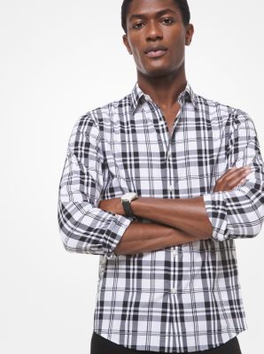 slim fit plaid shirt