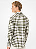 Slim-Fit Painterly Check Stretch-Cotton Shirt image number 1