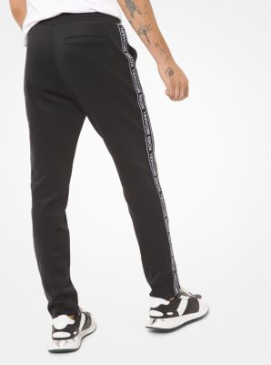 Buy Michael Kors Logo Tape Scuba Joggers, Black Color Men