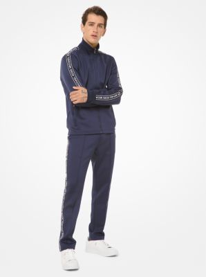 michael kors logo track pants