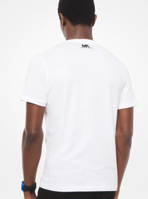 Michael kors t shirt best sale mens white