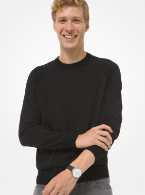 Metallic Merino Wool Sweater