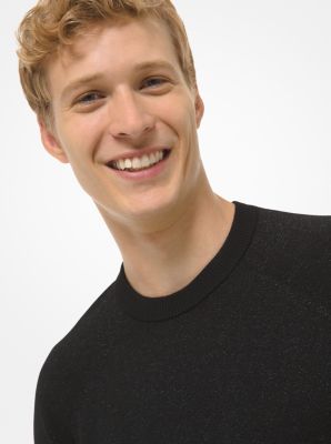 Metallic Merino Wool Sweater