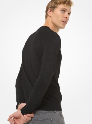 Metallic Merino Wool Sweater