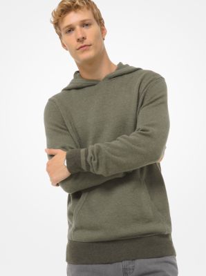 Nylon and Wool Blend Hoodie | Michael Kors