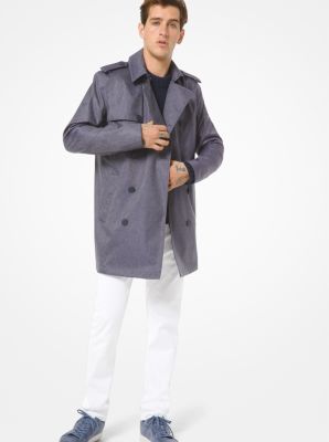 michael michael kors lyocell trench coat