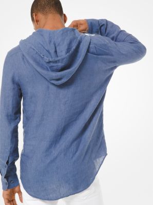 Linen Hooded Shirt image number 1