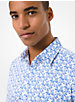 Chemise à manches courtes en mélange de coton à motif floral image number 1