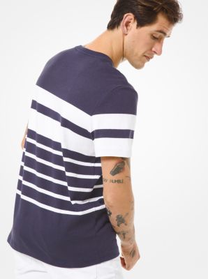 Striped Cotton Jersey T-Shirt