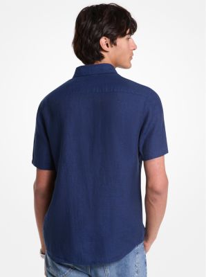 Slim-Fit Linen Shirt image number 1