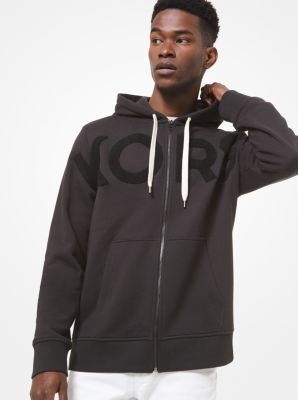 michael kors black zip up hoodie