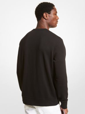Pull molletonné en coton aux lettres KORS image number 1